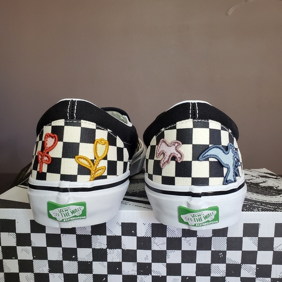 Vans Skate Slip-On Skateistan Checkerboard Men Size 12 - Picture 6 of 12